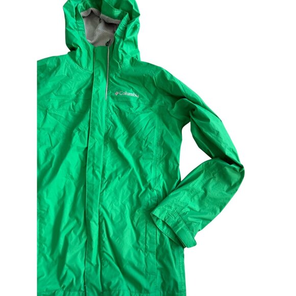 COLUMBIA Girls Windproof Rain Jacket Size Medium 8/10 - Picture 5 of 9